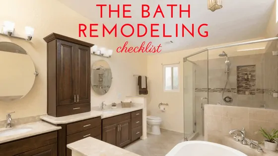 A Comprehensive Bathroom Remodel Checklist
