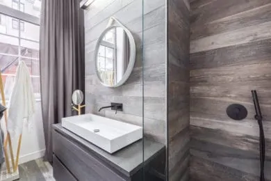 Wood Tile Idea for Bathroom