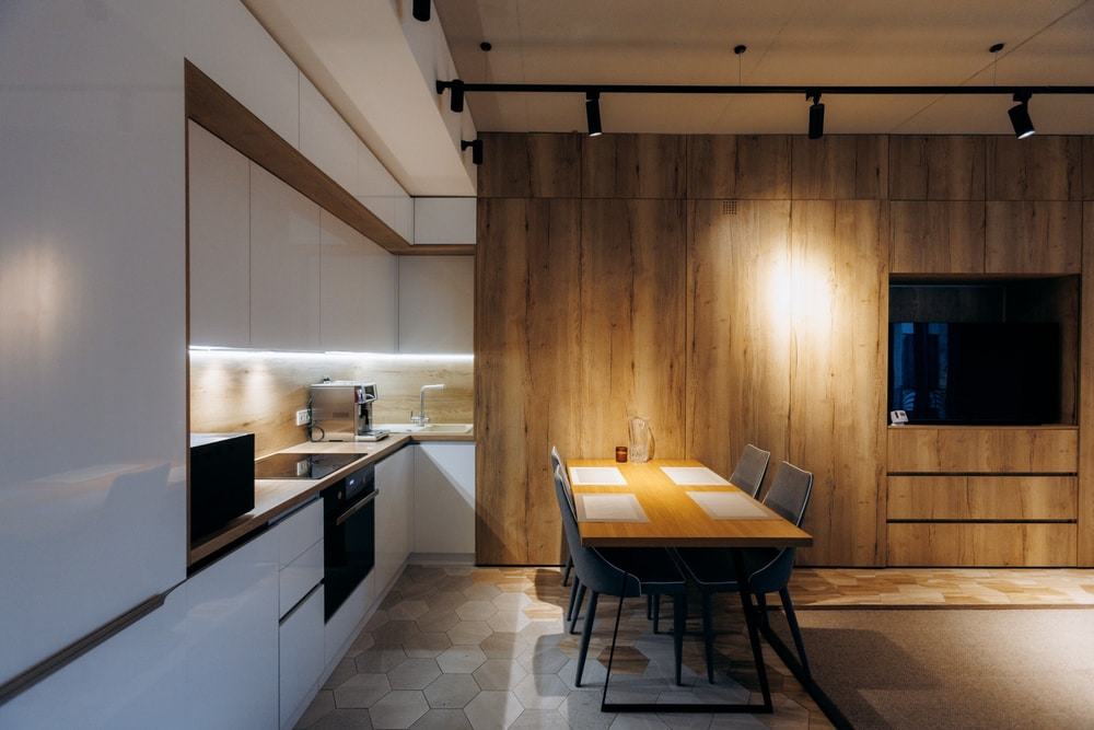 How does the work triangle improve kitchen efficiency